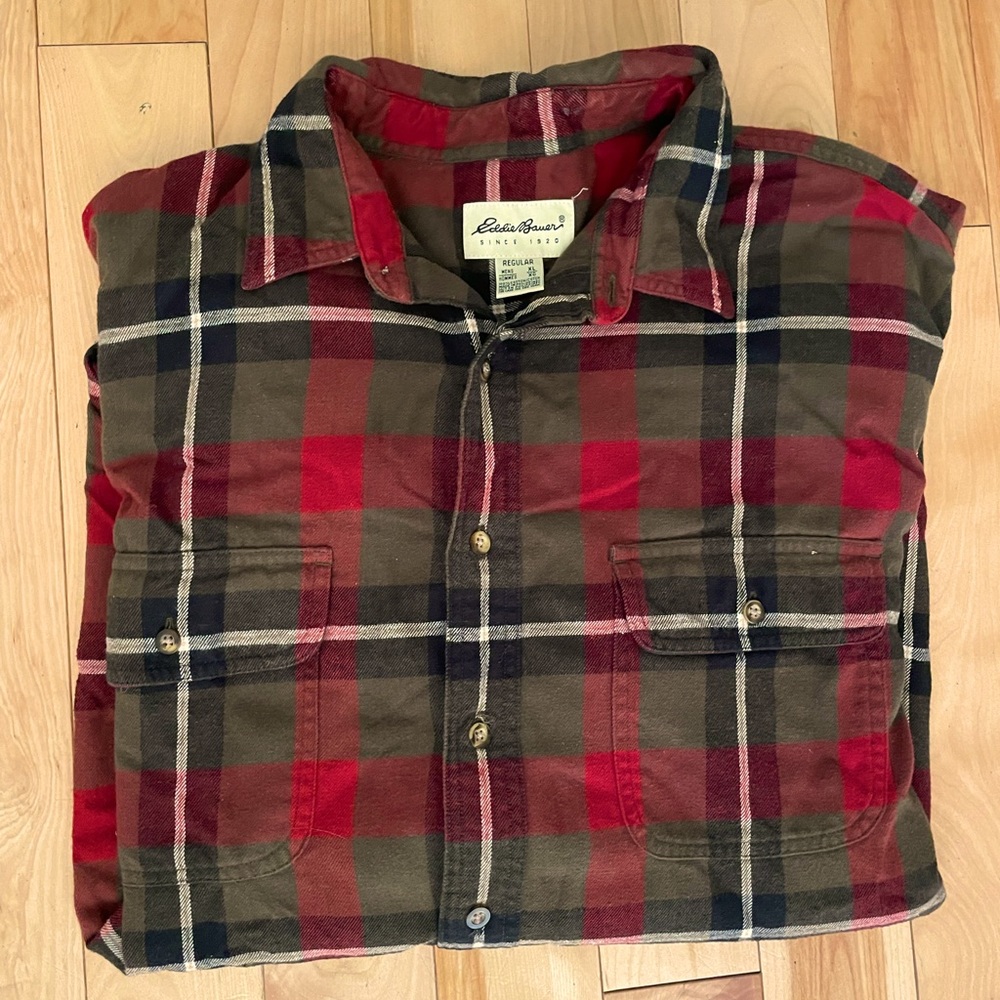 Eddie Bauer flannel button down